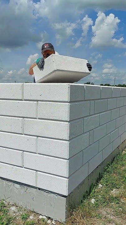 Кладка стен из блоков