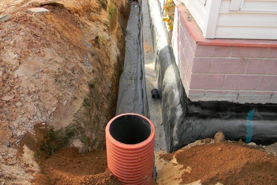 Дренажная система на участке вокруг дома